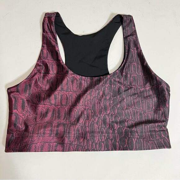 Terez Printed Sports Bra Size Large - Picture 1 of 3